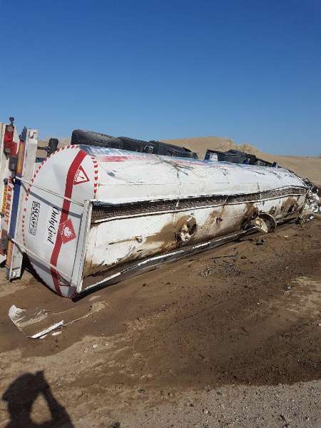 واژگونی کامیون در جاده روستایی ایرانشهر یک کشته برجای گذاشت