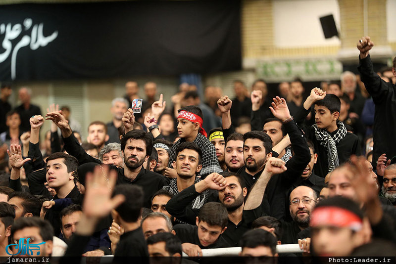 مراسم عزاداری شب تاسوعای حسینی با حضور رهبر معظم انقلاب اسلامی