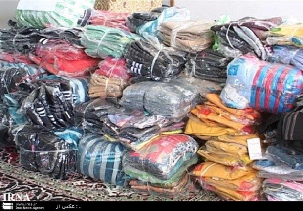 محموله بزرگ پوشاک قاچاق در کرمانشاه کشف شد