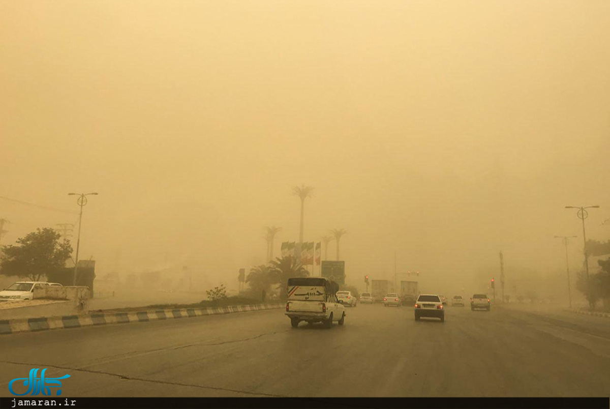خیزش گرد و خاک در خوزستان از روز جمعه