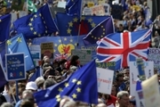 80 هزار نفر از مخالفان خروج انگلیس از اتحادیه اروپا تظاهرات کردند