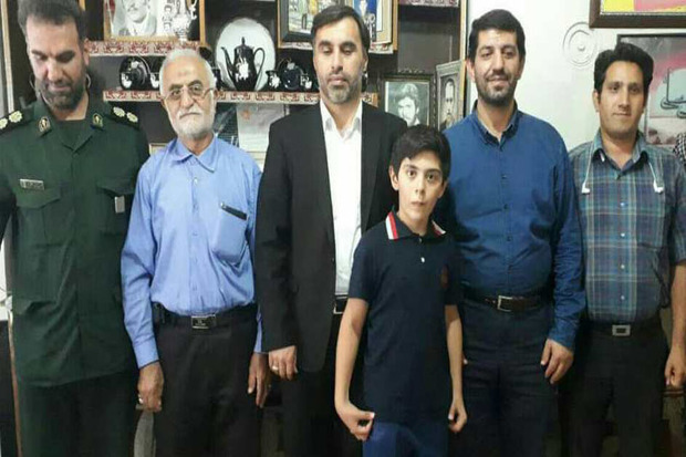خانواده شهید ورزشکار مدافع حرم در قزوین مورد تجلیل قرار گرفت