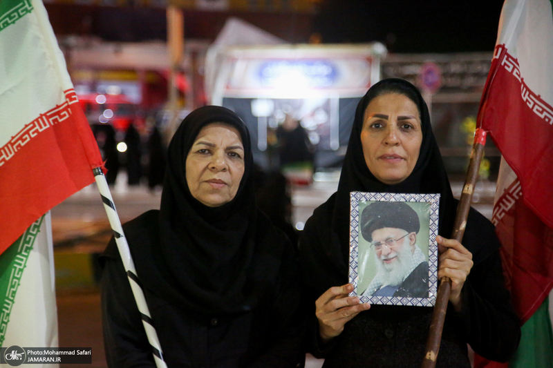 پنجاه و پنجمین شب اجتماع پر شور مردم در فسا