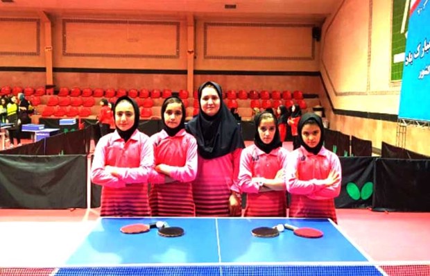 تیم دختران همدان بربام تنیس روی میز کشور نشست