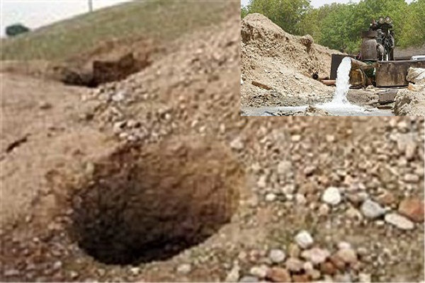 شناسایی 400 حلقه چاه غیر مجاز آب در شهرستان بیجار