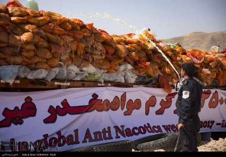 بیش از 45 تن مواد مخدر غیر دارویی در شیراز امحا شد