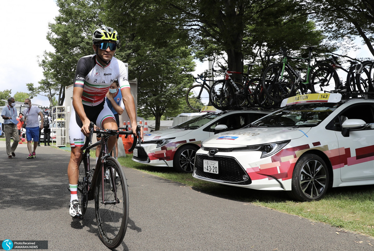 المپیک 2020| رکاب های بی انتهای دوچرخه ایرانی در توکیو؛ صفرزاده به خط پایان نرسید +عکس