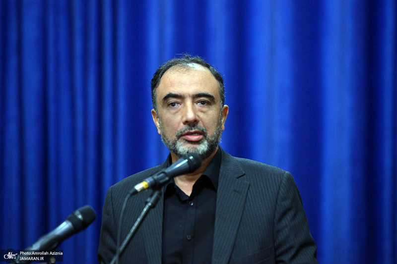 مراسم تودیع و معارفه رئیس حوزه قضایی بخش آفتاب در حرم امام خمینی
