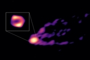 ثبت اولین تصویر مستقیم از یک سیاه‌چاله در حال انتشار یک فواره قدرتمند