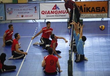 تیم ملی والیبال نشسته مردان مقابل چین به پیروزی دست یافت
