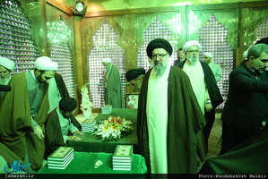 تجدید میثاق هیأت رئیسه و اعضای مجلس خبرگان رهبری با آرمان های امام خمینی(س)