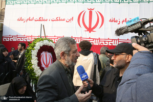 مراسم تشييع شهيد درياسالار علی شمخانی در امام زاده صالح (ع)