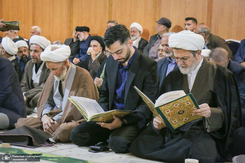 مراسم بزرگداشت آیت موسوی تبریزی در قم