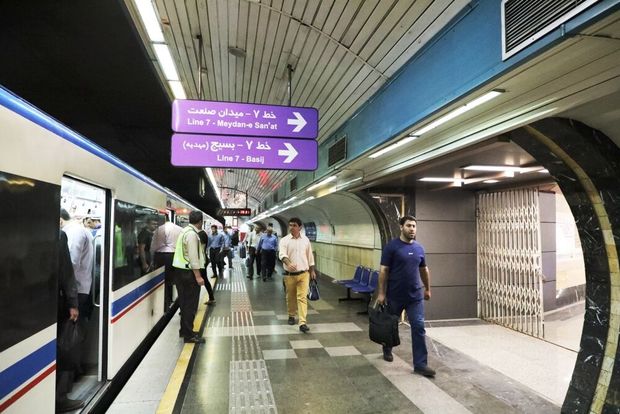 آمار مسافران خط ۷ مترو تهران از ۵۰ هزار نفر گذشت