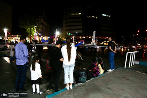 نصب و استقرار پهباد مهاجر 6 در سه راه قیطریه