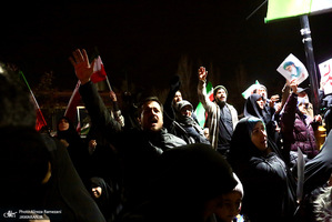 تجمع مردمی در میدان تجریش تهران