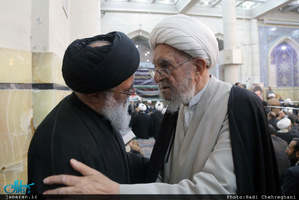 مراسم هفتمین روز درگذشت آیت الله ابن الرضا(ره) در مسجد اعظم قم