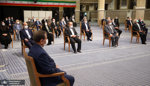 آخرین دیدار رئیس‌جمهور و اعضاء هیئت دولت دوازدهم با رهبر معظم انقلاب