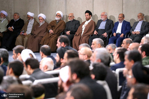 دیدار مسئولان نظام و سفرای کشورهای اسلامی با رهبر معظم انقلاب