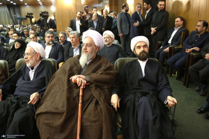 مراسم چهلمین روز درگذشت آیت الله بجنوردی در دائره المعارف بزرگ اسلامی - 2