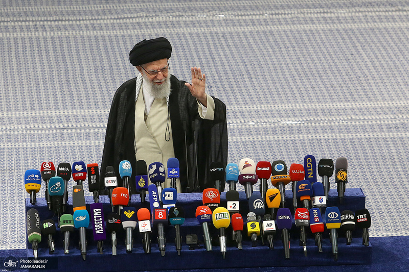 حضور رهبر معظم انقلاب اسلامی در انتخابات ریاست جمهوری چهاردهم