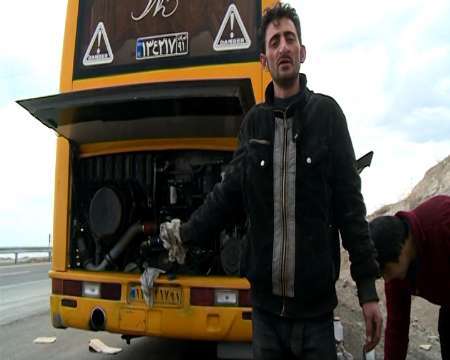اتوبوسی که به جای بنزین آب سوختگیری کرد