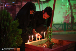 مراسم شام غریبان در میدان امام حسین (ع)