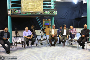 دیدار اعضای شورای مرکزی حزب اعتماد ملی با سید حسن خمینی
