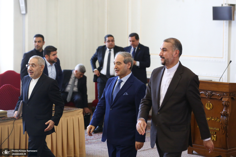 دیدار وزیران خارجه ایران و سوریه
