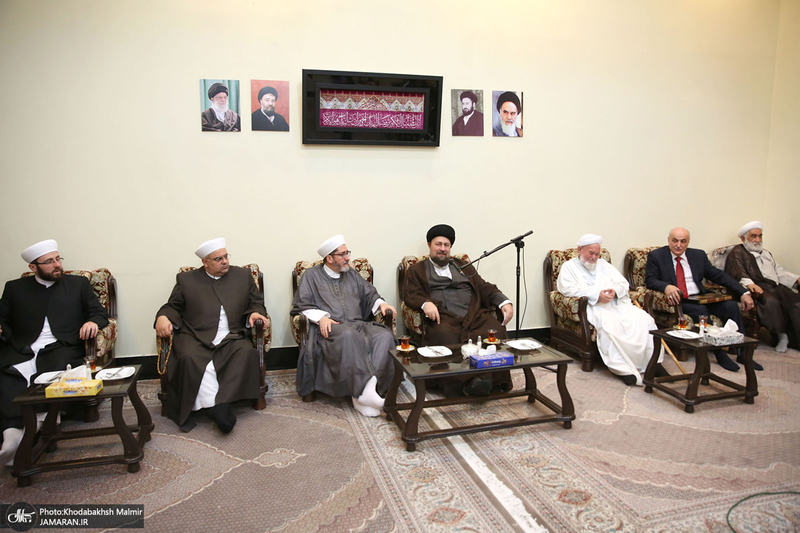 دیدارجمعی از علمای اهل سنت کشور سوریه با سید حسن خمینی