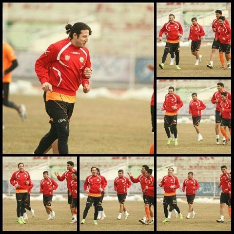 آندو تیموریان دوباره قرمزپوش شد! + عکس