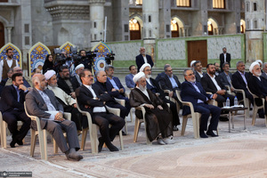 مراسم تجدید میثاق رئیس و کارکنان قوه قضاییه با آرمان های امام؛