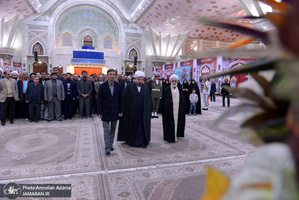 تجدید میثاق رئیس و امدادگران کمیته امداد امام خمینی(س) با آرمان های بنیانگذار جمهوری اسلامی ایران