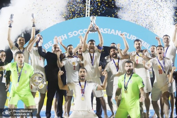 گزارش تصویری جشن قهرمانی و اهدای مدال ساحلی بازان ایران در آسیا