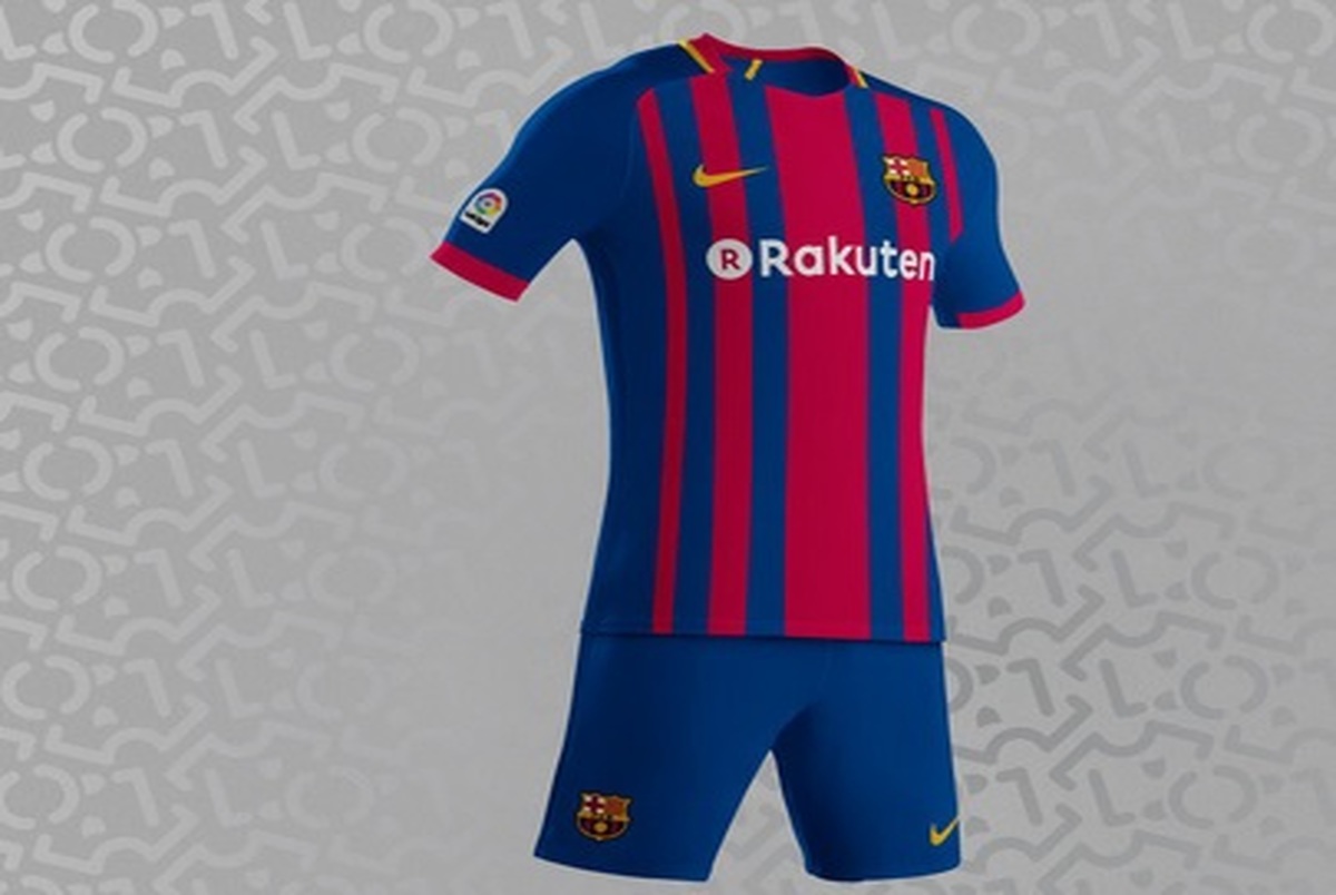 تصاویری از پیراهن جدید بارسلونا