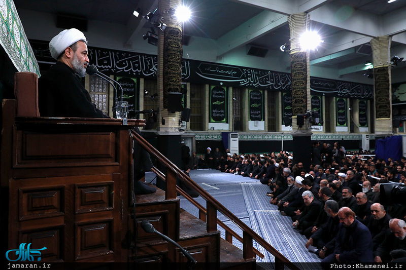 پنجمین شب عزاداری ایام محرم در حسینیه امام خمینی