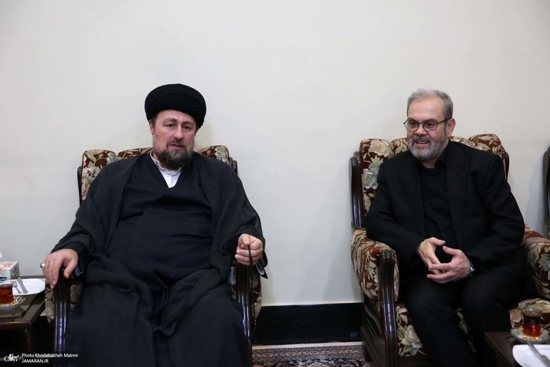 مراسم چهلم شهید سیدحسن نصرالله و سرلشکر نیلفروشان در حرم امام خمینی (س)