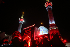 مزاسم شب تاسوعای حسینی (ع) در امام زاده صالح (ع)