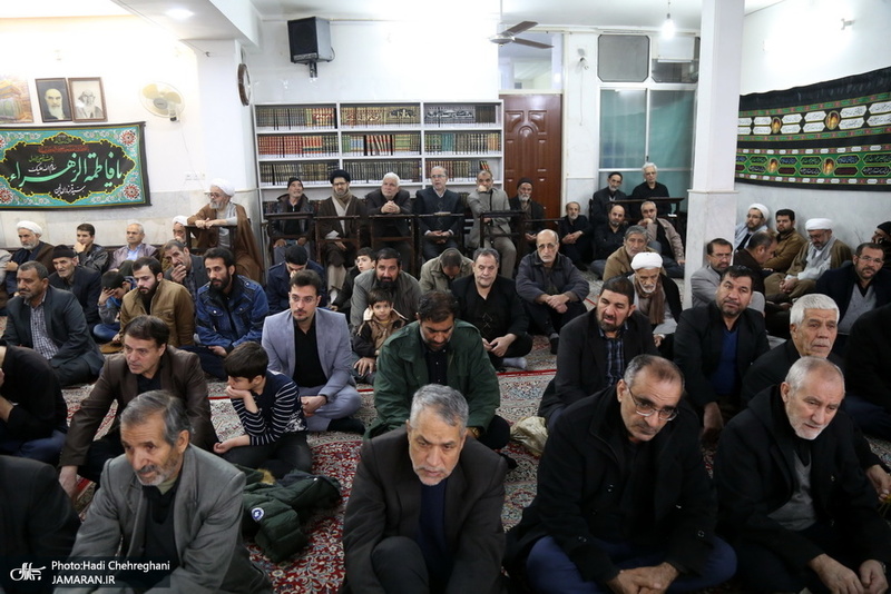 عزاداری در بیوت مراجع عظام تقلید و علما در سالروز شهادت حضرت فاطمه(س)