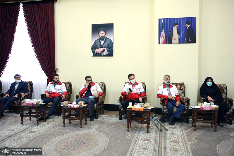 تجدید میثاق اعضا و مسئولان هلال‌احمر با آرمان‌های امام خمینی (س)