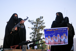 رزمایش «دختران جان‌فدای ایران» در فسا