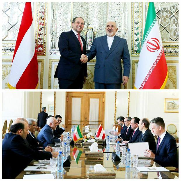 دیدار  و گفتگوی وزرای خارجه ایران و اتریش درباره برجام 