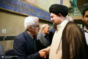 دیدار جمعی از پیشکسوتان ورزش کشور با سید حسن خمینی