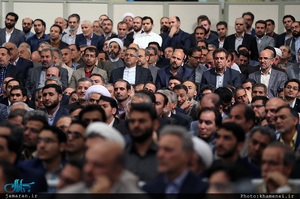 دیدار جمعی از استادان، نخبگان و پژوهشگران دانشگاه‌ها با رهبر معظم انقلاب