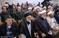 دیدار دست‌اندرکاران کنگره شهدای روحانی با رهبری (3)