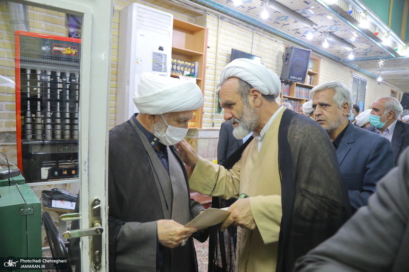 مراسم ترحیم مادر حجت الاسلام و المسلمین صالحی منش در قم‎