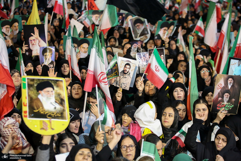 سی و نهمین شب اجتماع پرشور مردم در رباط کریم