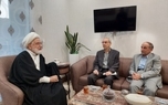 حبیب‌الله بیطرف با مهدی کروبی دیدار کرد + عکس