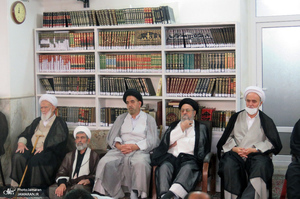 مجلس عزای شهادت امام صادق (ع) در بیت حضرت آیت الله العظمی صانعی (ره)