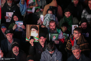 اجتماع حمایت از رزمندگان در مقابله با دشمن آمریکایی - صهیونی در پرند-۱